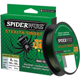 Spiderwire Pletená šňůra Stealth Smooth 12 1m Nosnost: 10,3kg, Průměr: 0,11mm