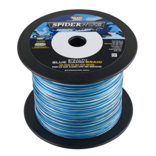 Spiderwire Pletená Šnůra Stealth Smooth x8 Blue Camo 1m Nosnost: 26,4kg, Průměr: 0,29mm