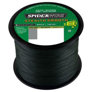 SpiderWire Pletená Šnůra Stealth Smooth8 Moss Green 1m Nosnost: 10,3kg, Průměr: 0,11mm