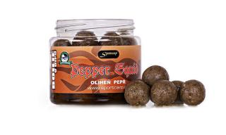 Sportcarp Boilies v Dipu Dipped Boilies 200 ml 18 mm Příchuť: Pepper Squid, Průměr: 18mm