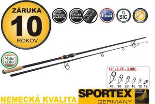 Sportex Prut Paragon Carp Old School 3,66m 3lb  2-díl