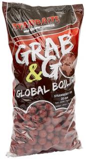 Starbaits Boilie Grab & Go Global Boilies Strawberry Jam Hmotnost: 2,5kg, Průměr: 24mm