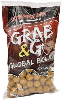 Starbaits Boilie Grab & Go Global Boilies Sweet Corn Hmotnost: 1kg, Průměr: 20mm
