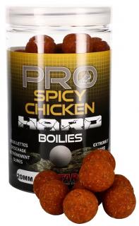 Starbaits Boilie Pro Spicy Chicken Hard 200 g Průměr: 20mm