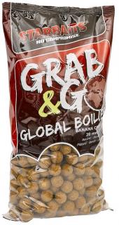 Starbaits Boilies G&G Global Banana Cream Hmotnost: 2,5kg, Průměr: 24mm