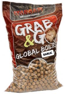 Starbaits Global Boilies Garlic 20mm Hmotnost: 1kg, Průměr: 20mm