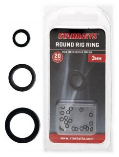 Starbaits Kroužky Round Ring Kulaté 20ks Průměr: 3mm