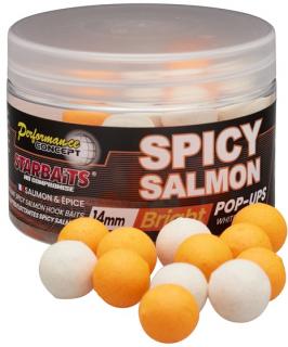 Starbaits Plovoucí Boilies POP UP Bright Spicy Salmon Hmotnost: 50g, Průměr: 14mm