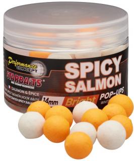 Starbaits Plovoucí Boilies POP UP Bright Spicy Salmon Hmotnost: 50g, Průměr: 16mm