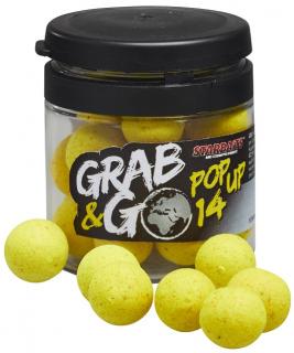 Starbaits Plovoucí Boilies POP-UP Global Banana Cream Nosnost: 20g, Průměr: 14mm