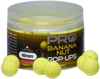Starbaits Plovoucí Boilies POP UP Pro Banana Nut Hmotnost: 50g, Průměr: 12mm