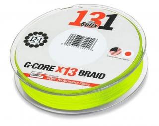 Sufix Pletená Šňůra 131 G-Core Neon yellow 150m Nosnost: 6,8kg, Průměr: 0,128mm
