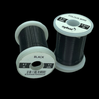 Sybai Drátek Colour Wire Black Průměr: 0,31mm
