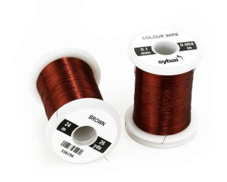 Sybai Drátek Colour Wire Brown Průměr: 0,31mm