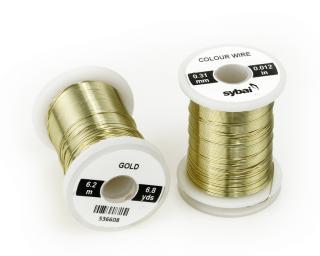 Sybai Drátek Colour Wire Gold Průměr: 0,31mm