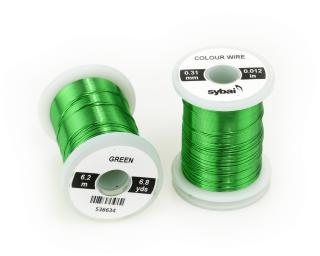 Sybai Drátek Colour Wire Green Průměr: 0,31mm