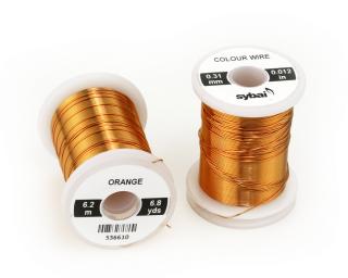 Sybai Drátek Colour Wire Orange Průměr: 0,31mm