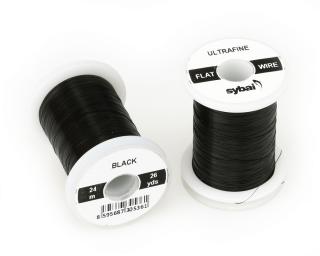 Sybai Drátek Flat Colour Wire Ultrafine Black