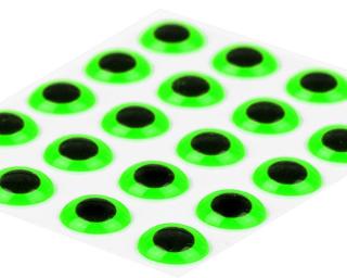 Sybai Epoxidové Oči 3D Epoxy Eyes Fluo Green Průměr: 8mm