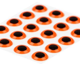 Sybai Epoxidové Oči 3D Epoxy Eyes Fluo Orange Průměr: 3mm