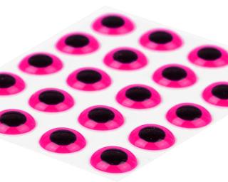 Sybai Epoxidové Oči 3D Epoxy Eyes Fluo Pink Průměr: 8mm