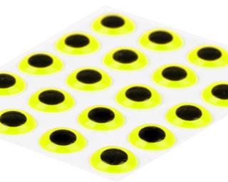 Sybai Epoxidové Oči 3D Epoxy Eyes Fluo Yellow Průměr: 2,6mm