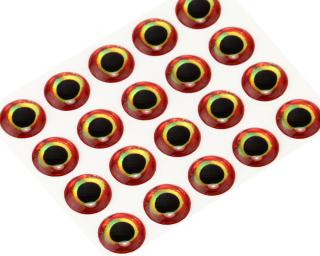 Sybai Epoxidové Oči 3D Epoxy Fish Eyes Bloody Průměr: 10mm