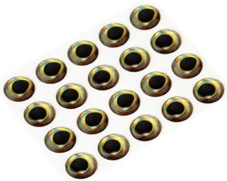 Sybai Epoxidové Oči 3D Epoxy Fish Eyes Perch Průměr: 10mm