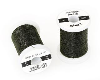 Sybai Lametka Perdigon Thread Dark Olive UV