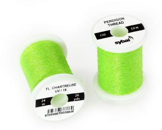 Sybai Lametka Perdigon Thread Fluo Chartreuse UV