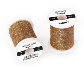 Sybai Lametka Perdigon Thread Golden Olive Pearl