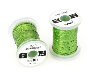 Sybai Plochá Lametka Flat Tinsel Chartreuse 0,8 mm