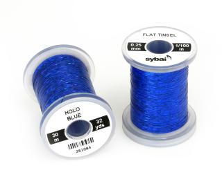 Sybai Plochá Lametka Flat Tinsel Holographic Blue 0,25 mm