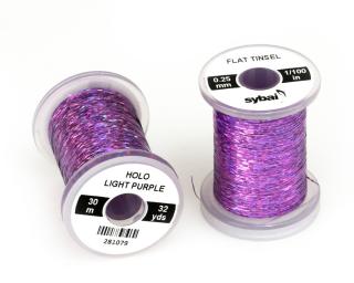 Sybai Plochá Lametka Flat Tinsel Holographic Light Purple 0,25 mm