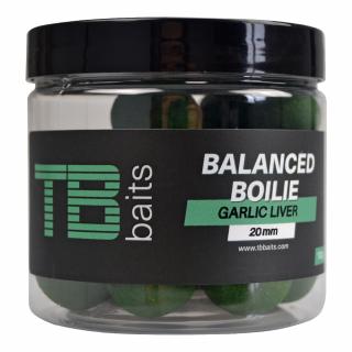 TB Baits Vyvážené Boilie Balanced + Atraktor Garlic Liver 100g Průměr: 20mm