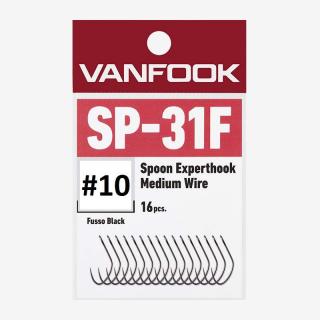 Vanfook Háčky SP-31F Spoon Experthook 16ks Velikost háčku: #10, Počet kusů: 16ks