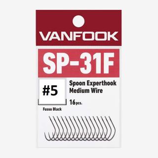 Vanfook Háčky SP-31F Spoon Experthook 16ks Velikost háčku: #5, Počet kusů: 16ks