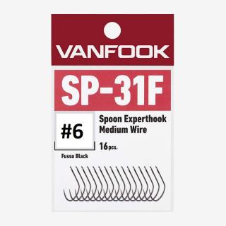 Vanfook Háčky SP-31F Spoon Experthook 16ks Velikost háčku: #6, Počet kusů: 16ks