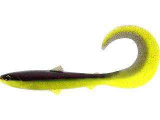 Westin Gumová Nástraha BullTeez Curltail Black Chartreuse Délka cm: 8cm, Hmotnost: 3g, Počet kusů: 3ks