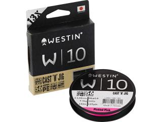 Westin Pletená Šnůra W10 13-Braid Cast 'N' Jig Pickled Pink 110m Nosnost: 9kg, Průměr: 0,148mm