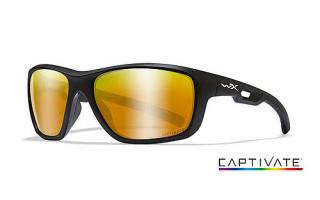 WILEY X Polarizované Sluneční Brýle ASPECT CaptivateLifestyle Series Matný Černý Rám