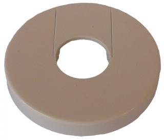 Krytka potrubí designová (rozeta) ɸ 45mm pro CU15 bílá