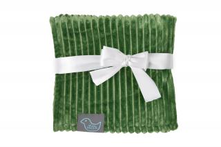 Zelená deka lesní Deka: pro děti 100 x 150 cm