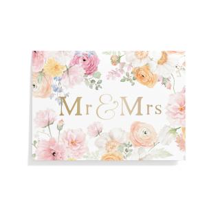 Přání Mr & Mrs Floral
