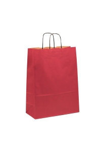 Červená papierová taška 32x14x42 25ks