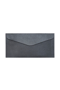 Čierne perleťové obálky DL 10ks 150g/m²
