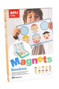 Edukačná hra s magnetmi - emócie, 30 magnetov, darčekový box