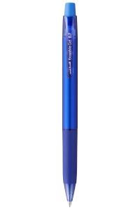 Gumovateľné pero stláčacie URN-181, 0,7 mm, modré
