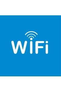 Informačná etiketa WiFi 114x114mm