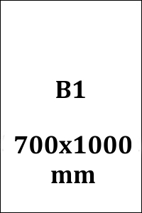 Lepenka strojná sivá B1 700g - 1,01mm